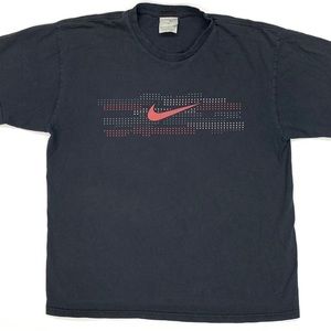 VTG Nike Swoosh Shirt Made In USA Silver Tag M